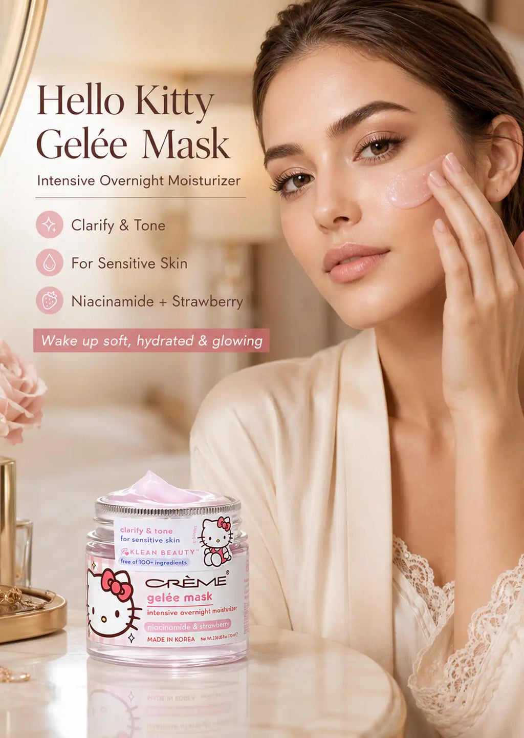 The Crème Shop x Hello Kitty Gelée Mask Intensive Overnight Moisturizer
