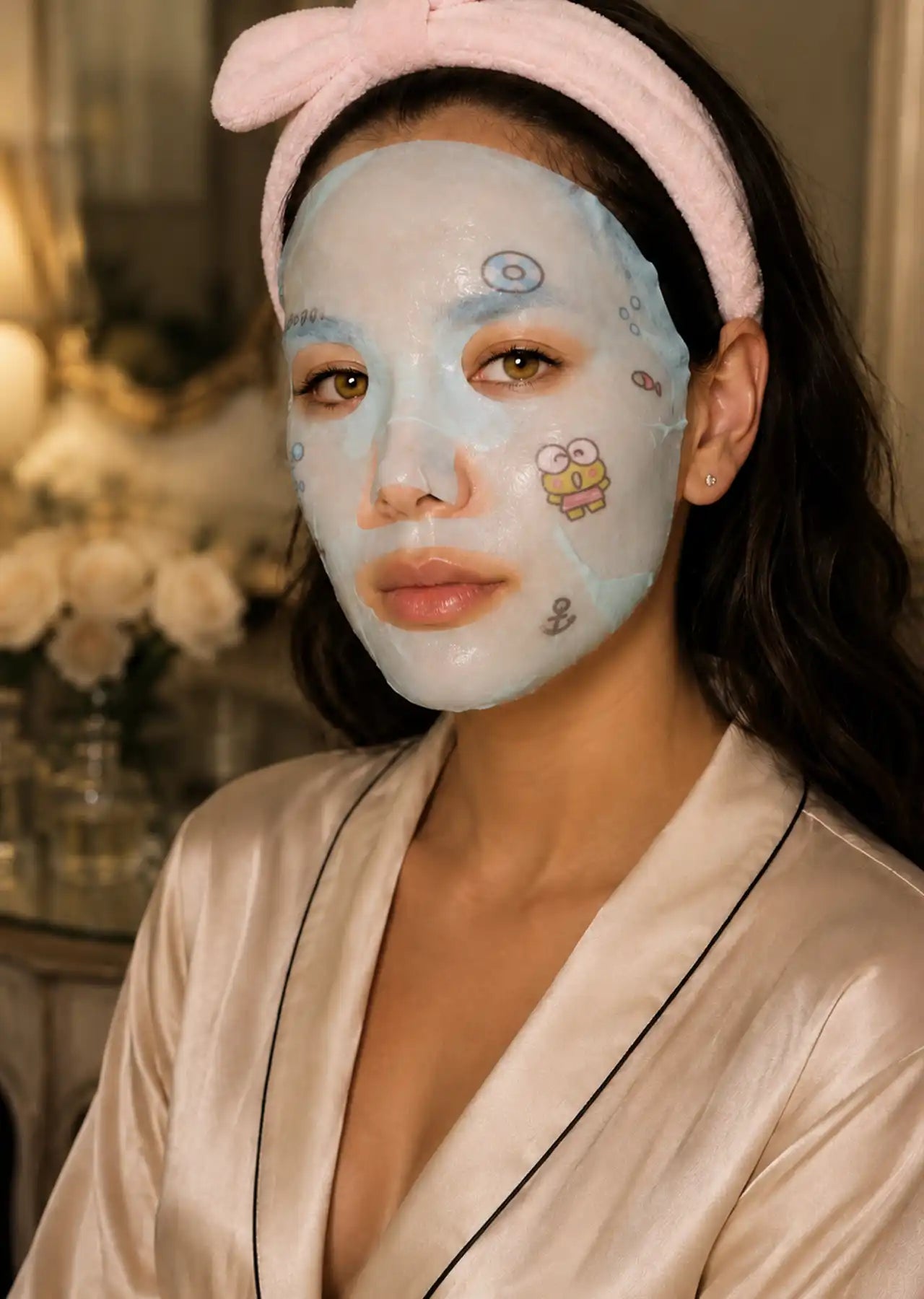 The Crème Shop x Keroppi Sooper Soothe Sheet Mask 3 Pack