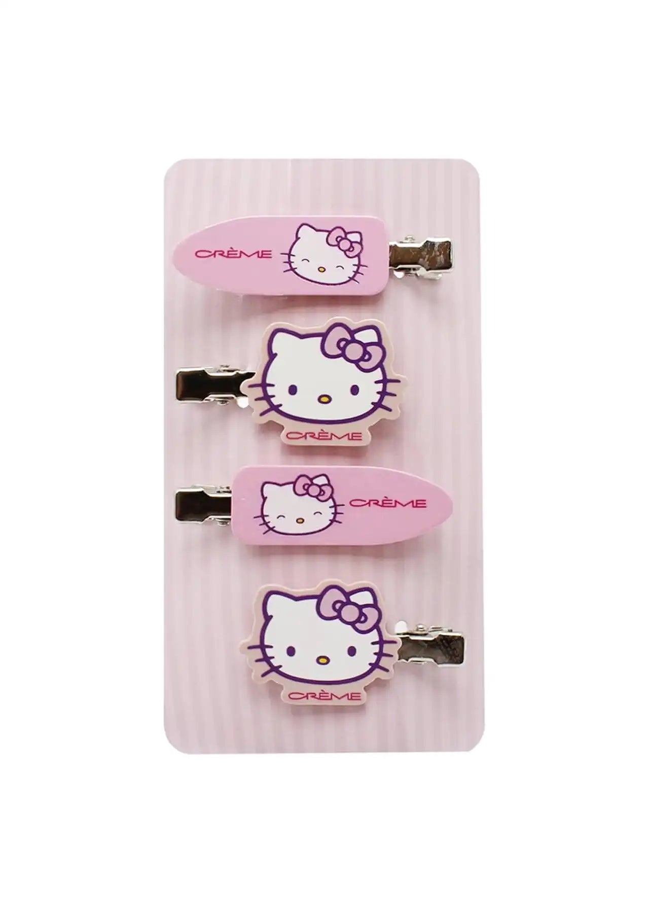 The Crème Shop x Hello Kitty Hair Clip Set (4 Pieces)