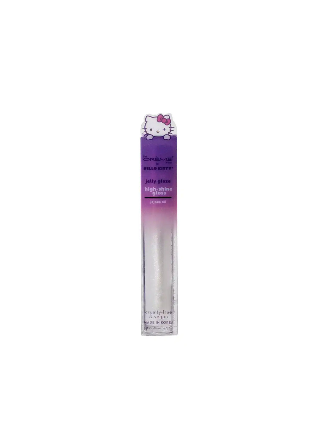 The Crème Shop x Hello Kitty Shimmer Lip Gloss – Clear Glitter Finish