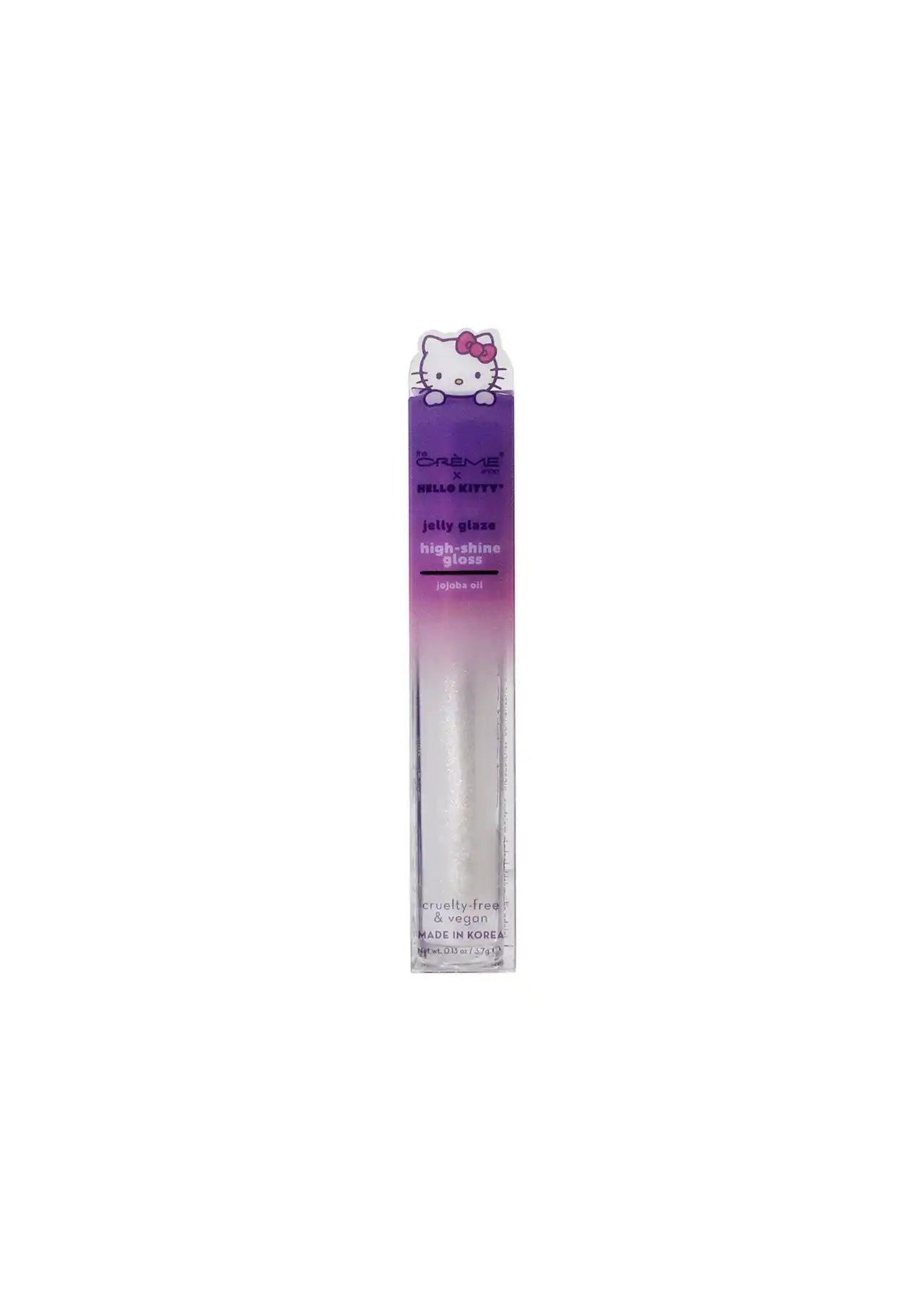 The Crème Shop x Hello Kitty Shimmer Lip Gloss – Clear Glitter Finish