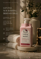 Hello Kitty Strawberry Oat Milk Body Cleanser
