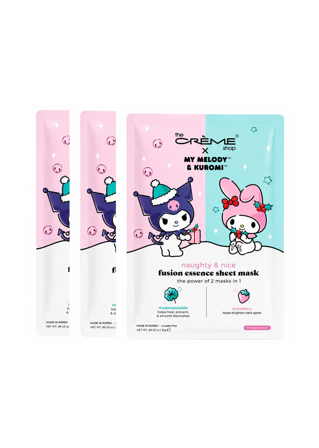 Naughty & Nice Fusion Essence Sheet Mask Set (Set of 3)