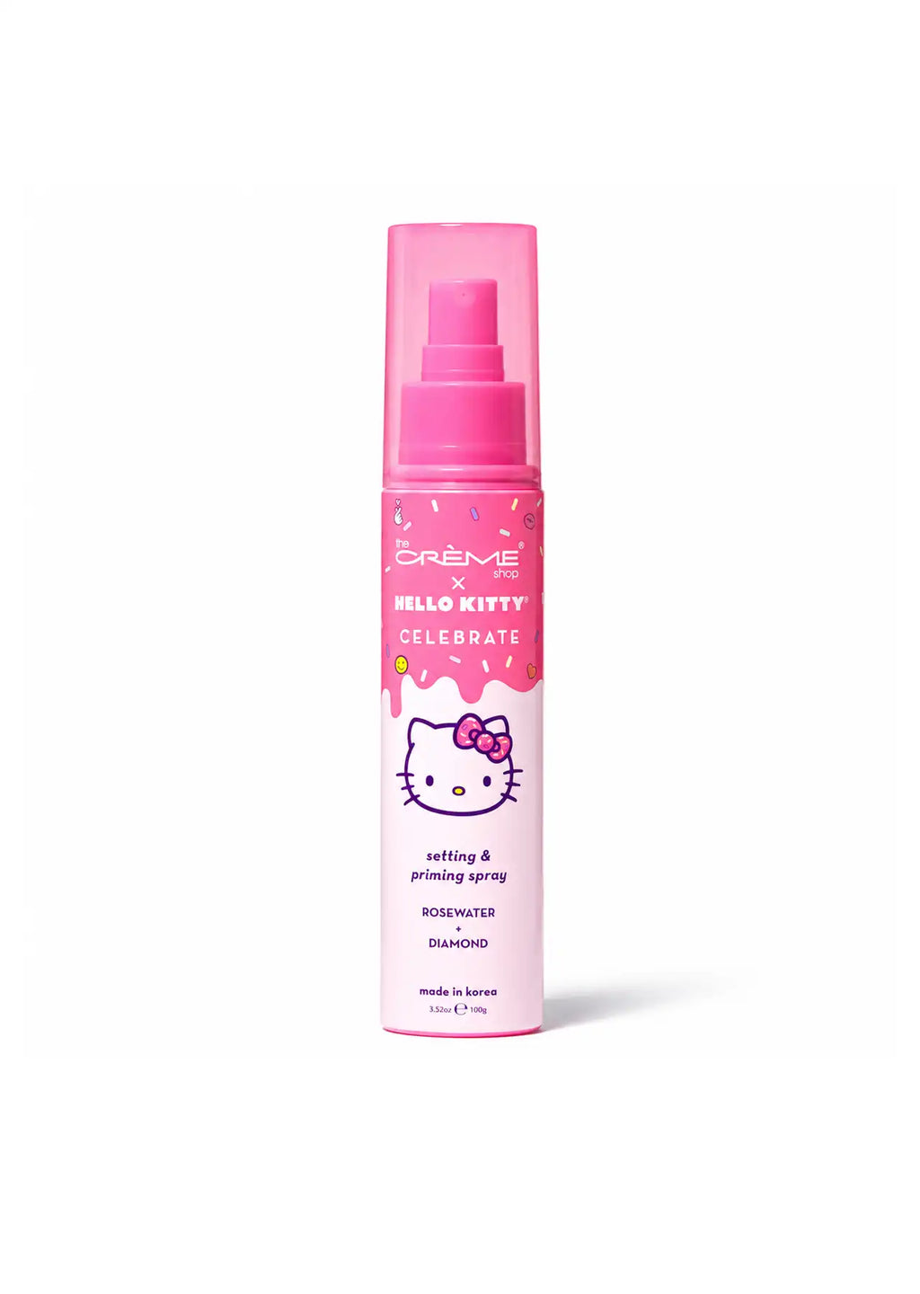 The Crème Shop x Hello Kitty Celebrate Setting & Priming Spray – Rosewater + Diamond