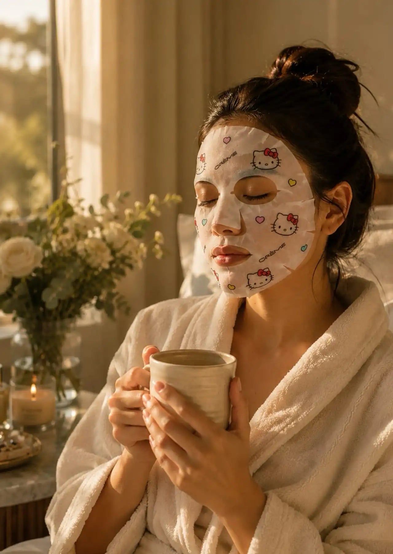 The Crème Shop x Hello Kitty Brillian-C Boost Essence Sheet Mask Set (3 Pack)