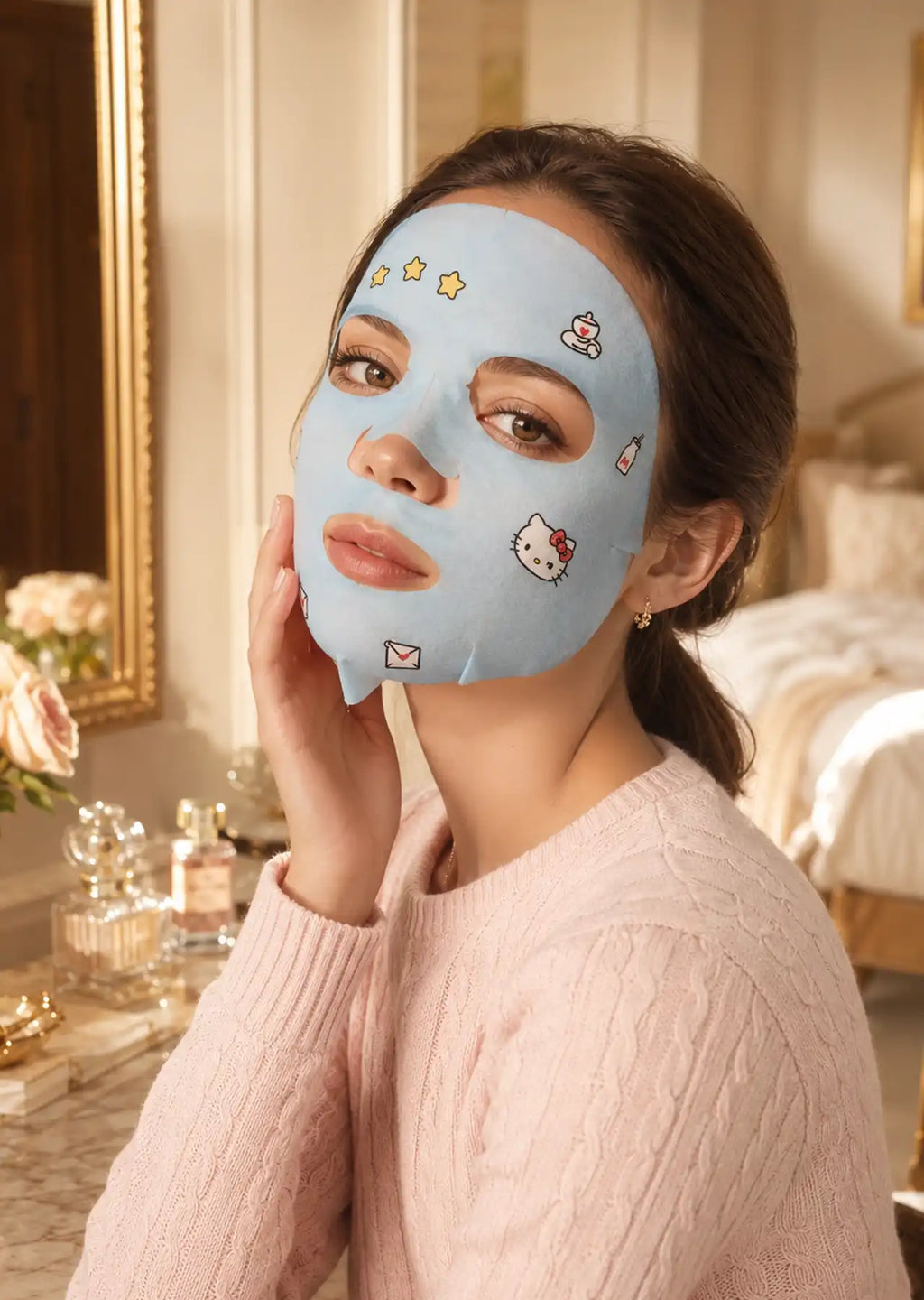 The Crème Shop x Hello Kitty Tea Time Sheet Mask Set – Pack of 3