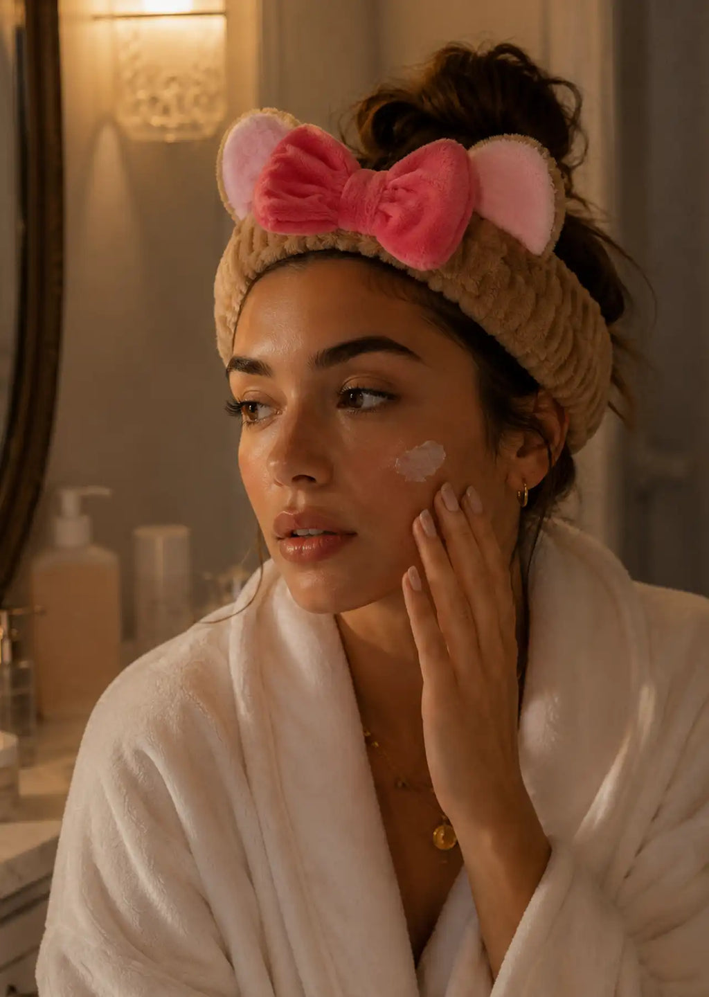 The Crème Shop Plush Bear Spa Headband