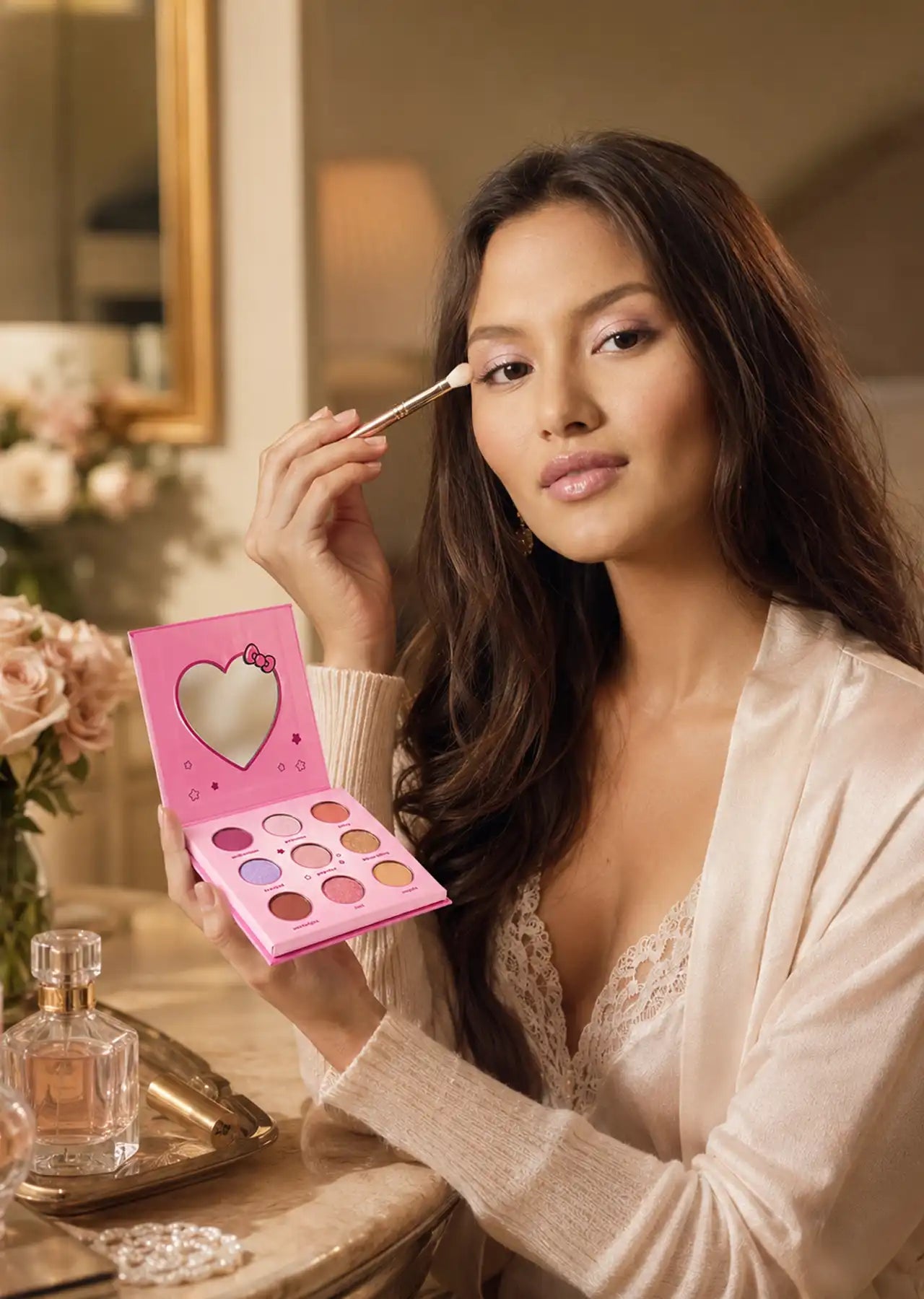 The Crème Shop x Hello Kitty Angel Baby 9 Color Eyeshadow Palette