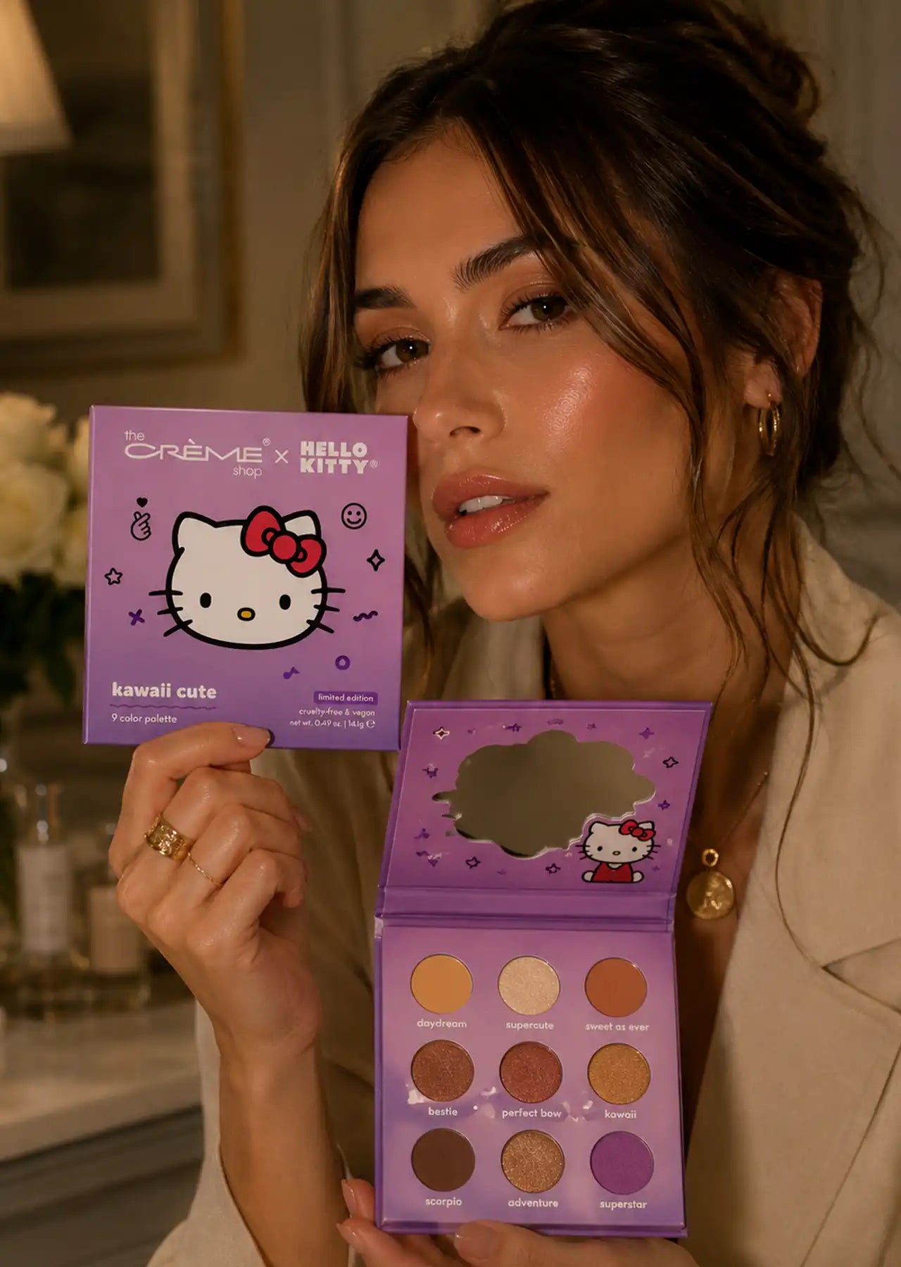 The Crème Shop x Hello Kitty Kawaii Cute Eyeshadow Palette
