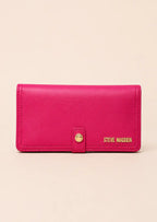 Steve Madden Fuchsia Pink Continental Wallet