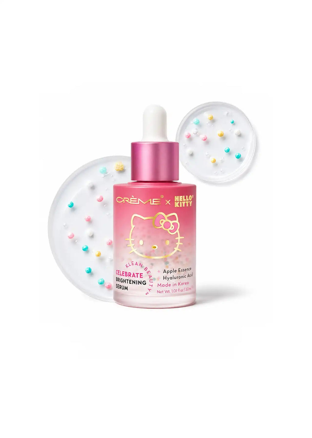 The Crème Shop x Hello Kitty Celebrate Brightening Serum – Apple Essence + Hyaluronic Acid (30ml)