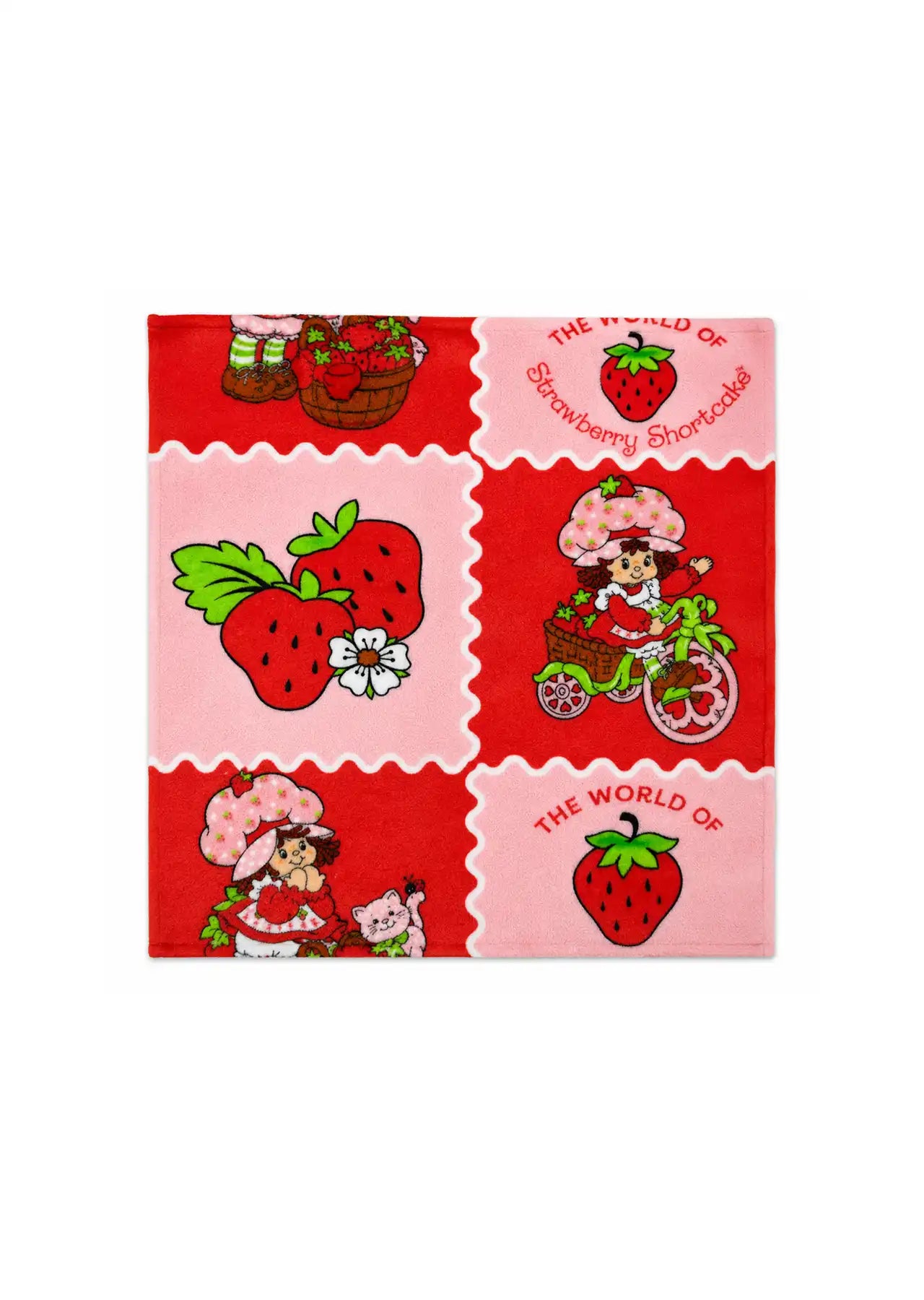 Strawberry Shortcake Travel Set, Super Soft Blanket & Memory Foam Neck Pillow