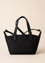 Tommy Hilfiger Nylon Mini Tote Crossbody Bag, Black