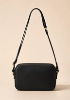 Tommy Hilfiger Monogram Signature Stripe Crossbody Bag, Black
