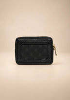 Steve Madden Black Zip Card Holder Wristlet
