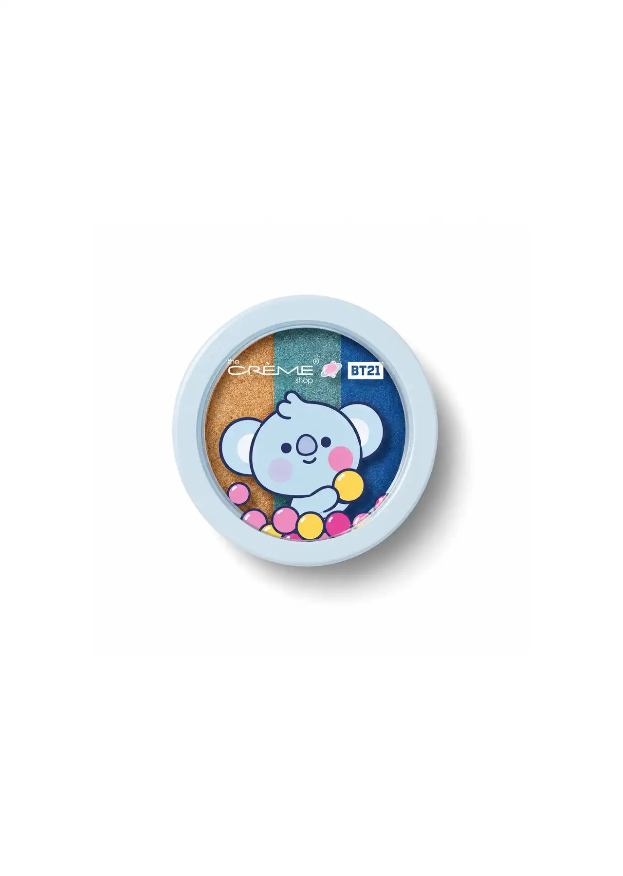 The Crème Shop x BT21 Blueberry Bon Bon Shimmery Shadow Trio