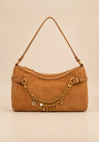 Steve Madden Camel Charm Shoulder Bag