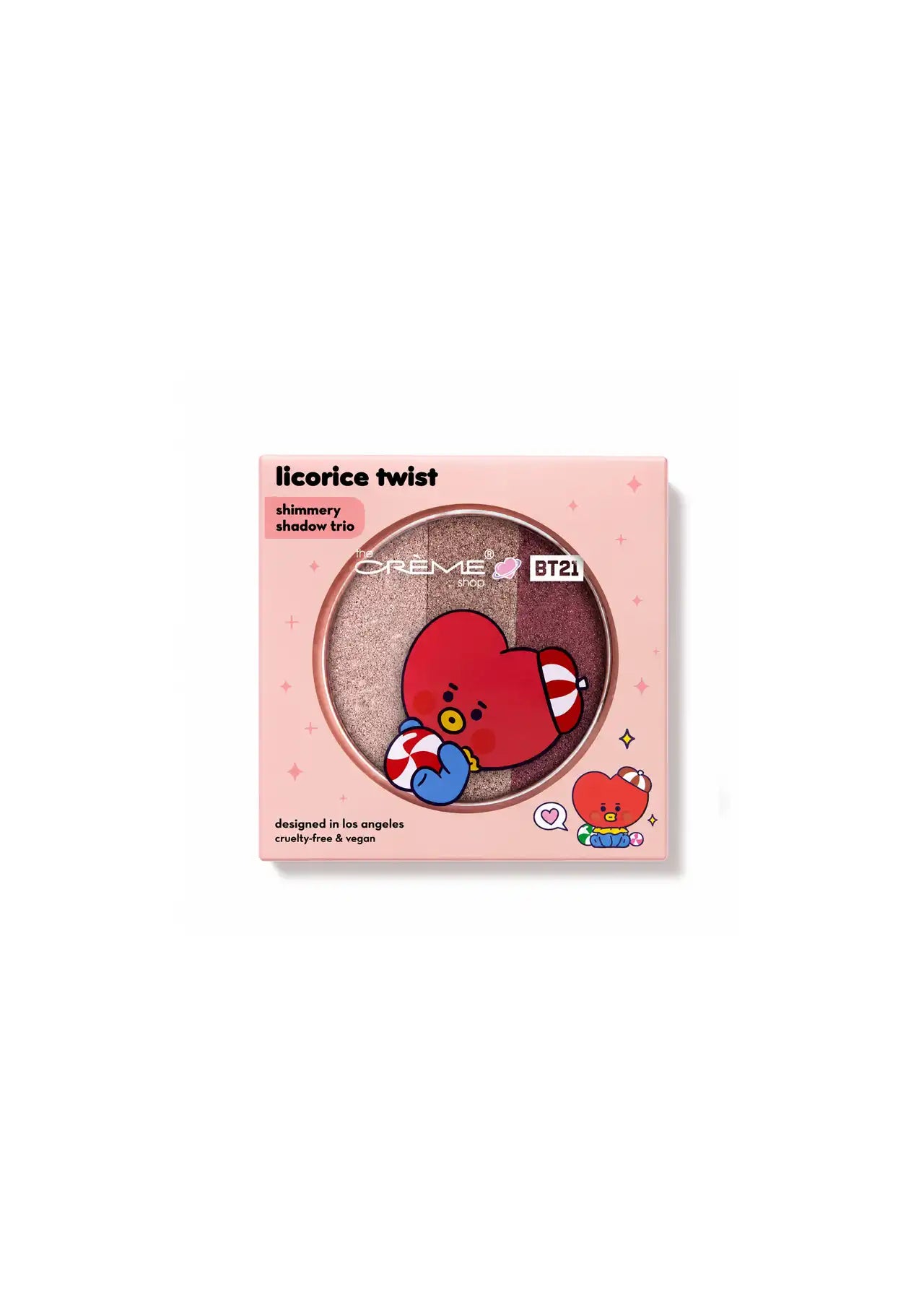 The Crème Shop x BT21 TATA Shimmery Eyeshadow Trio Color Palette