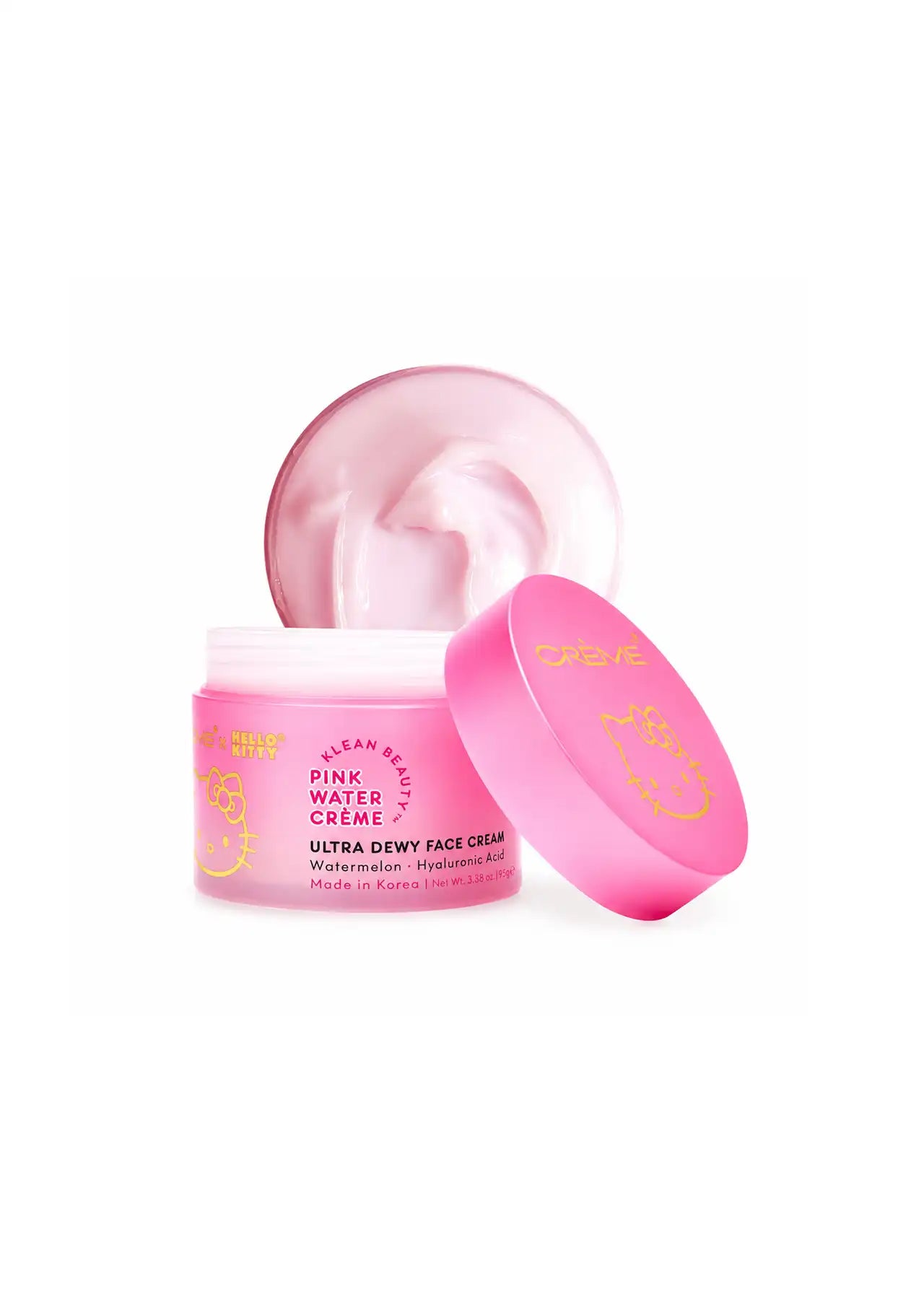 The Crème Shop x Hello Kitty Pink Water Crème Ultra Dewy Face Cream – Watermelon & Hyaluronic Acid