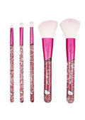 The Crème Shop x Hello Kitty Glitter Makeup Brush 5 Pieces Set