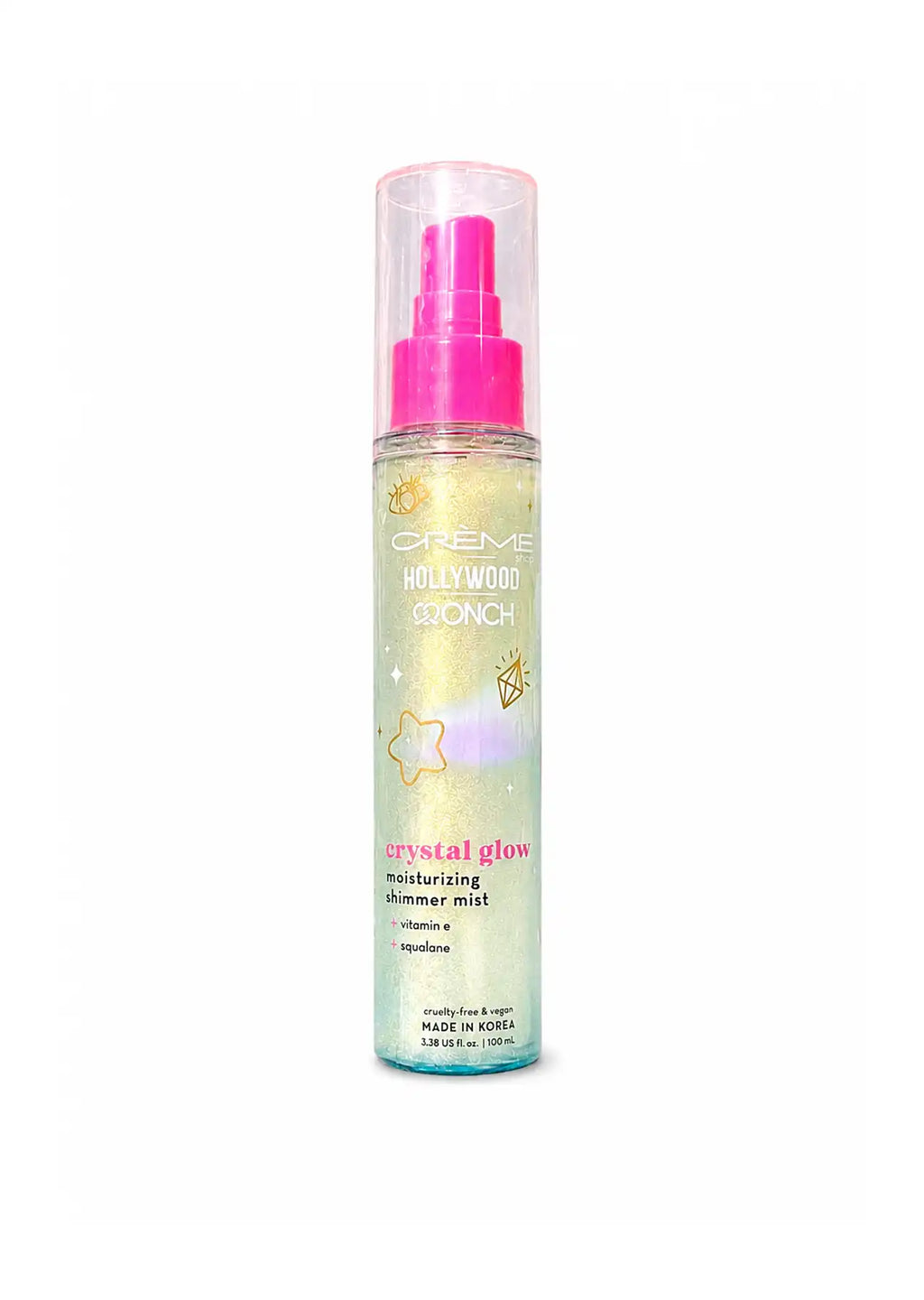 The Crème Shop Hollywood Glow Crystal Glow Moisturizing Shimmer Mist
