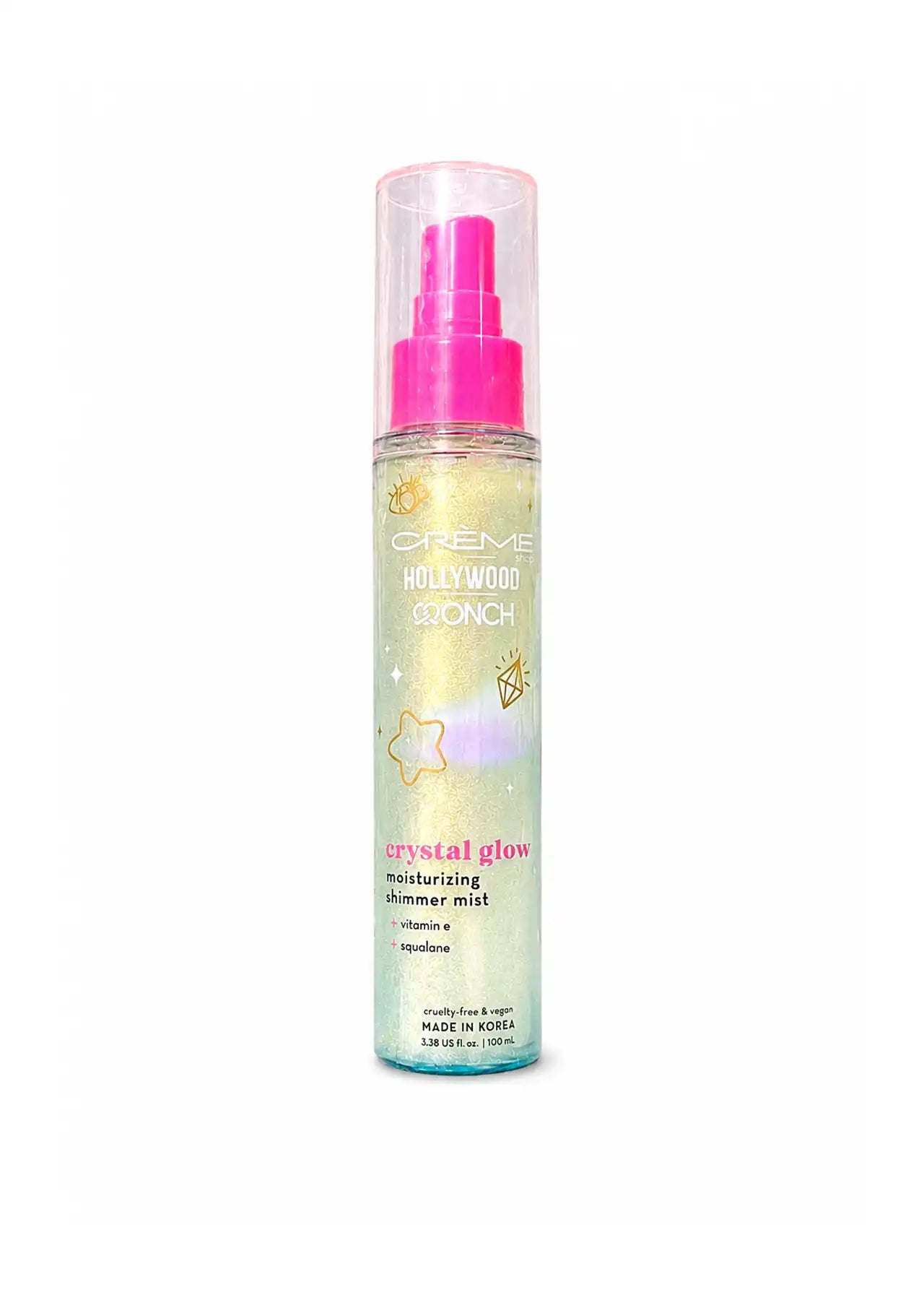 The Crème Shop Hollywood Glow Crystal Glow Moisturizing Shimmer Mist