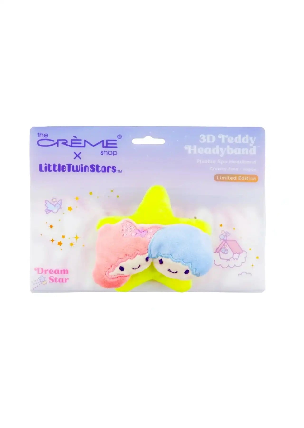 The Crème Shop x Sanrio Little Twin Stars Plush Spa Headband