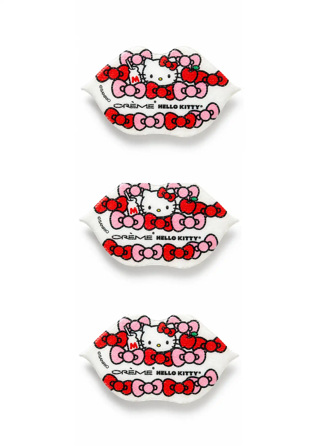 The Crème Shop x Hello Kitty Hydrogel Lip Patch, 3 Pack