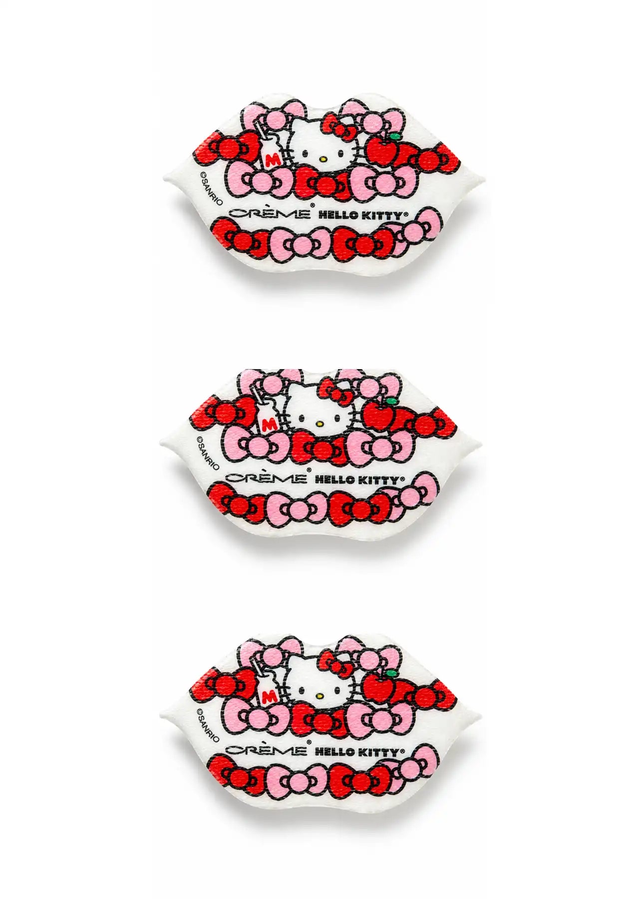 The Crème Shop x Hello Kitty Hydrogel Lip Patch, 3 Pack