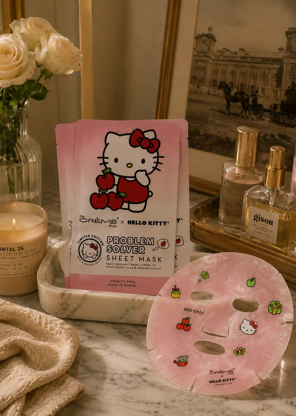 The Crème Shop x Hello Kitty Problem Solver Sheet Mask 3-Pack