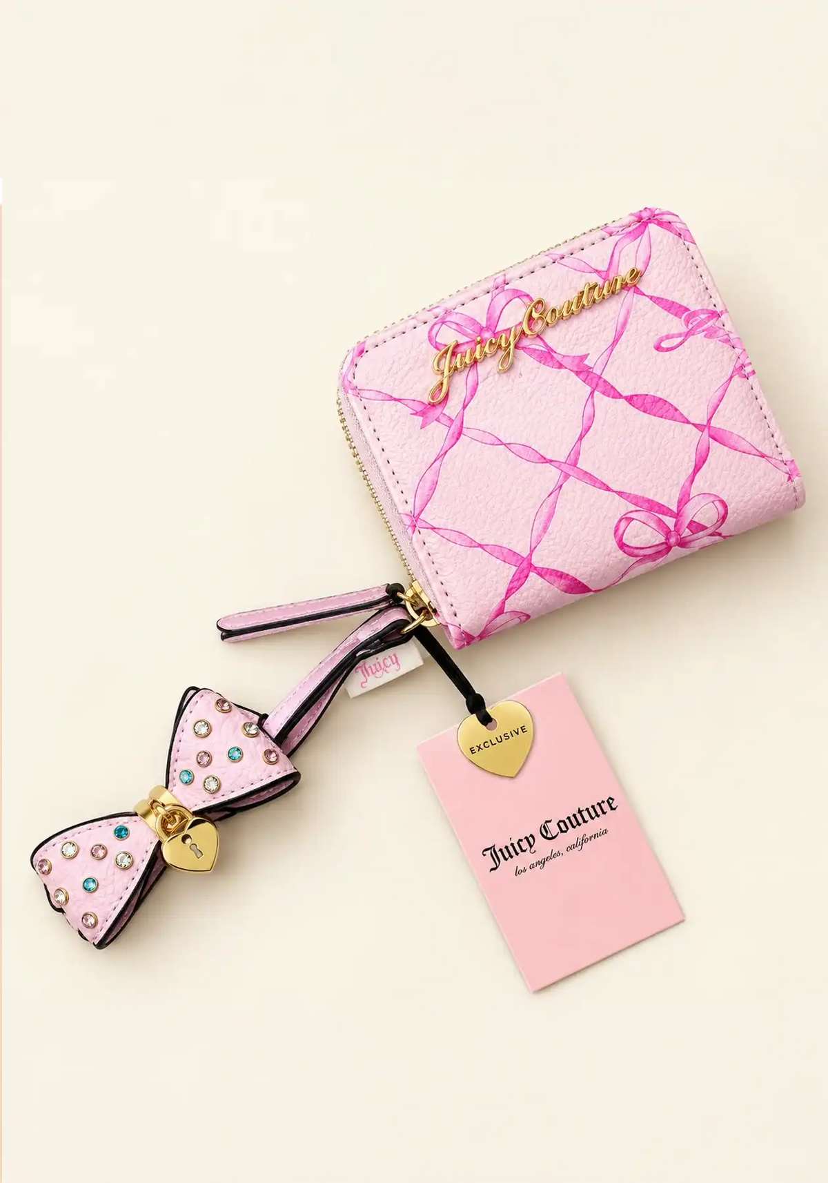 Juicy Couture Pink Bow Wallet