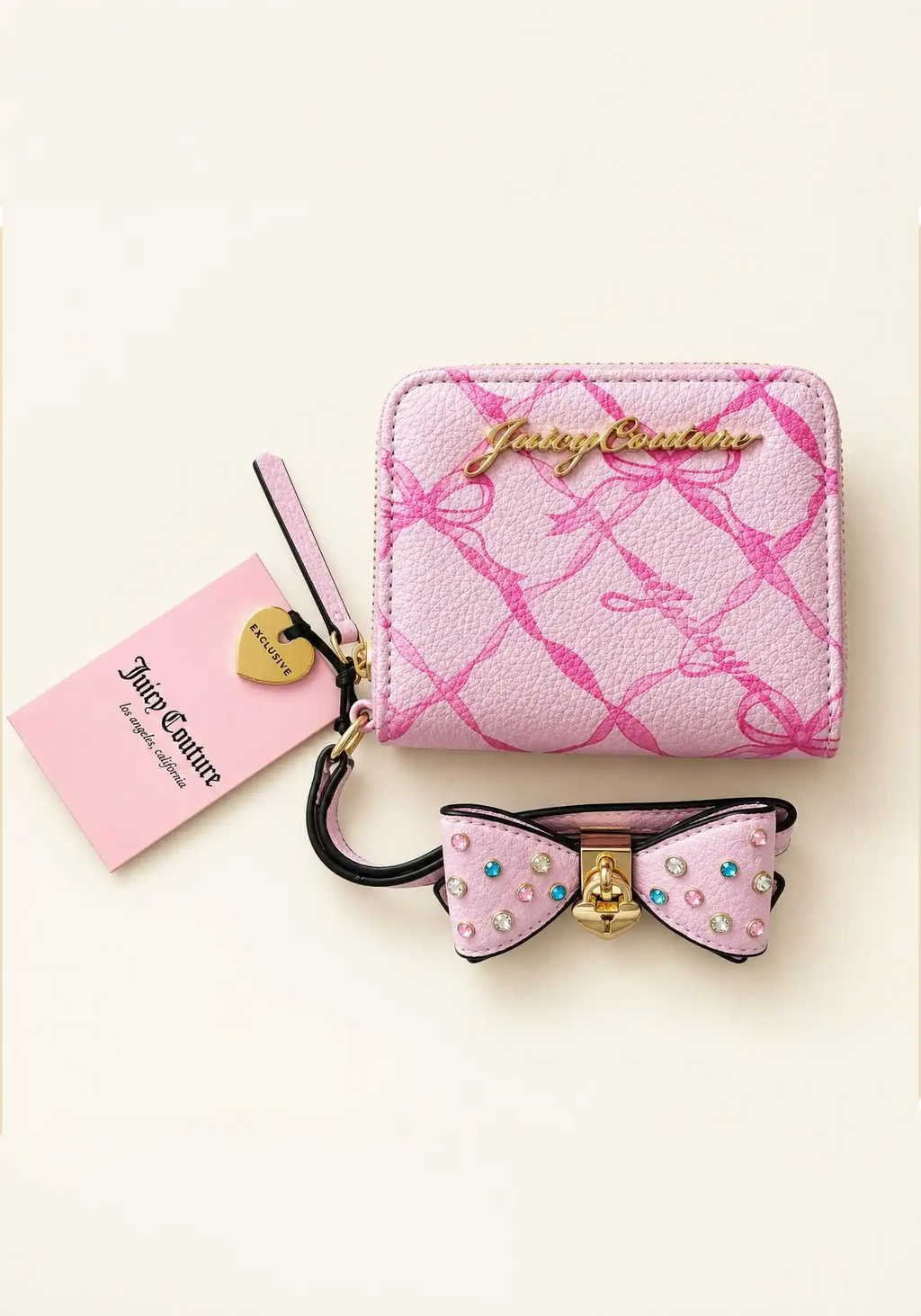 Juicy Couture Pink Bow Wallet