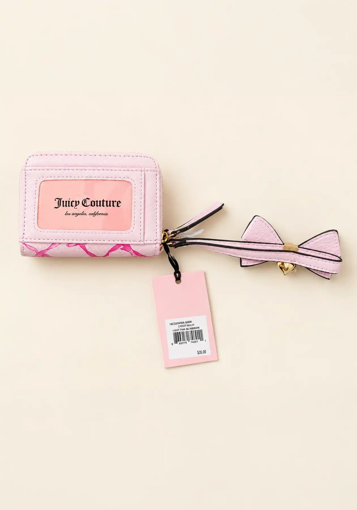 Juicy Couture Pink Bow Wallet