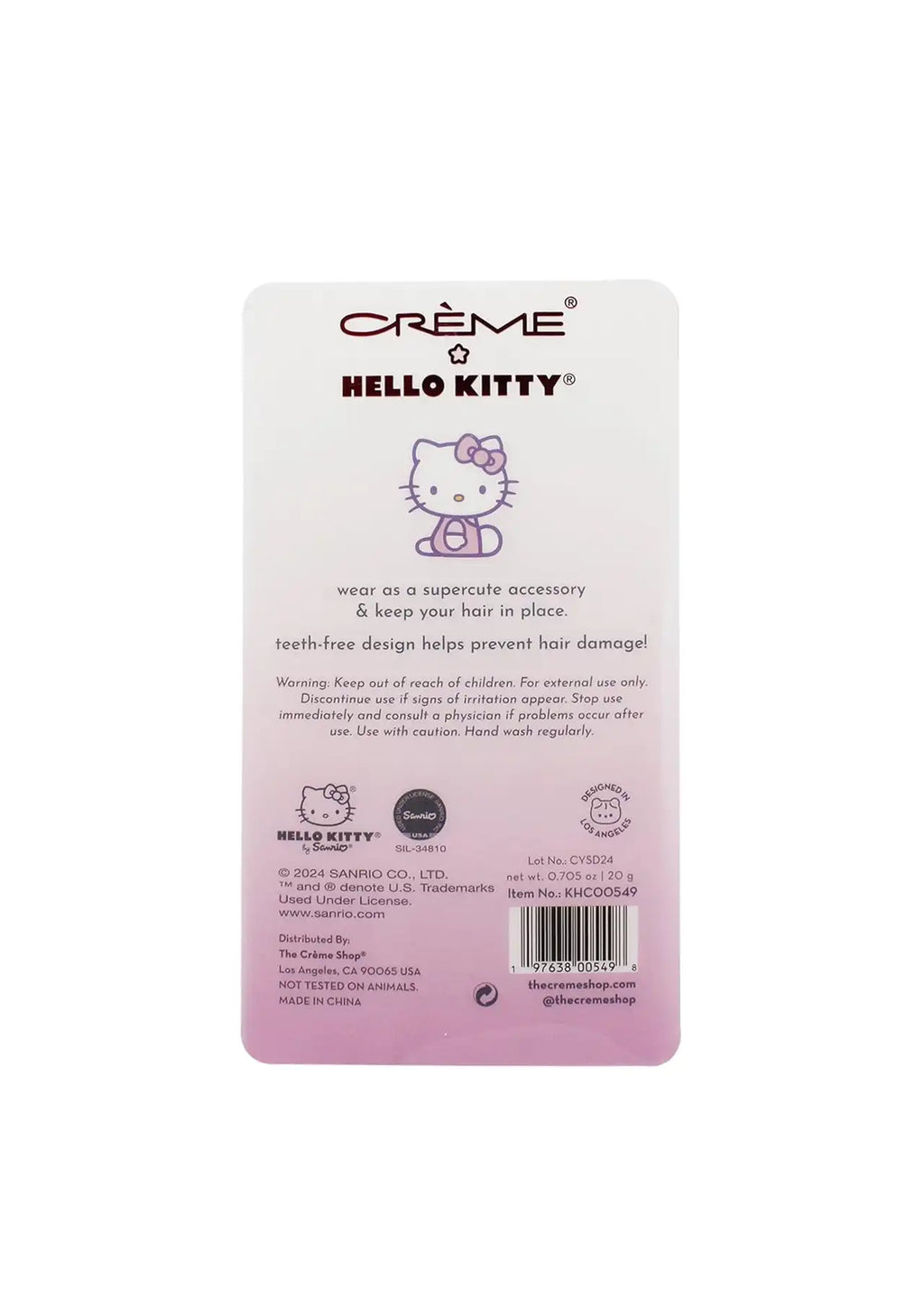 The Crème Shop x Hello Kitty Hair Clip Set (4 Pieces)
