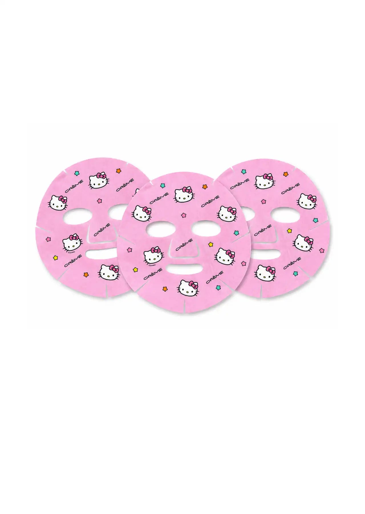 The Crème Shop x Hello Kitty Ready to Glow Printed Essence Sheet Mask 3 Pack
