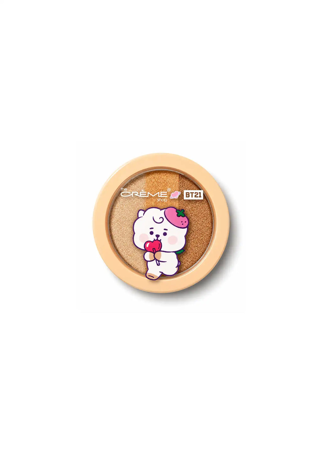 The Crème Shop x BT21 Golden Lolly Shimmery Shadow Trio